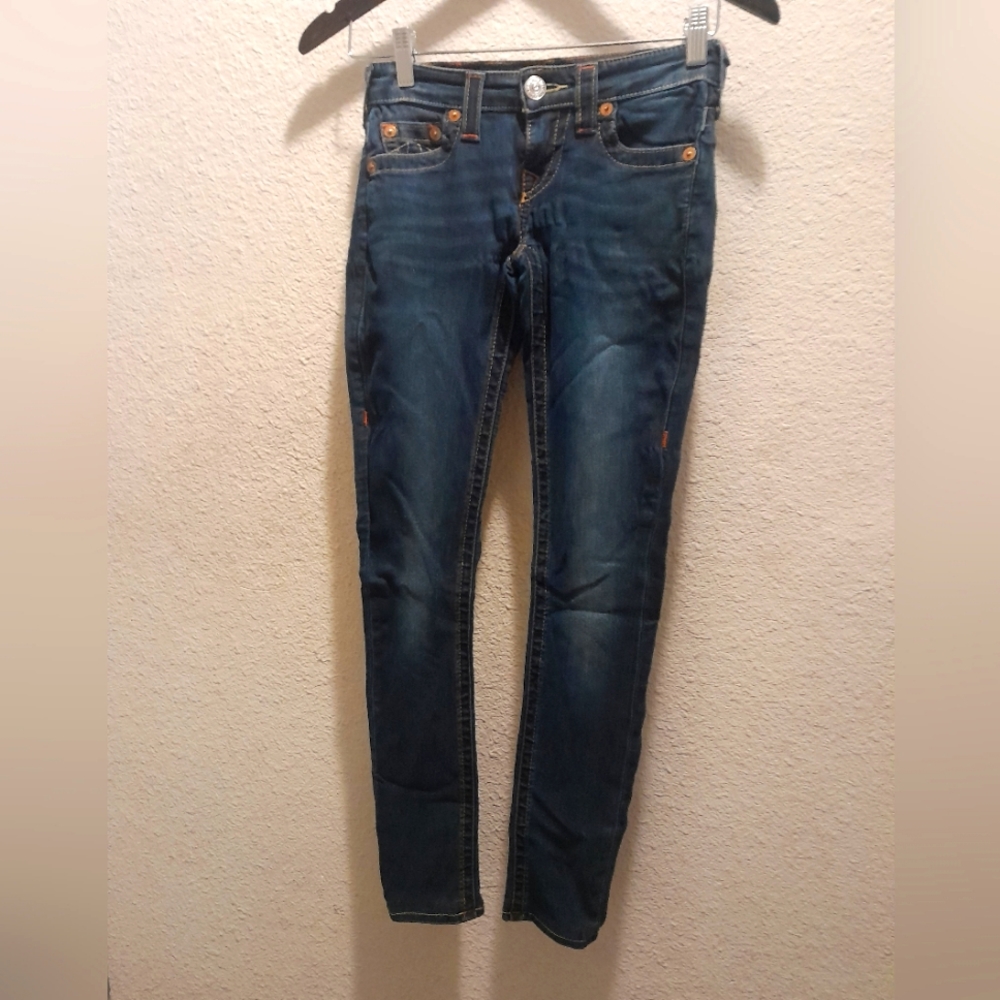 True Religion (super skinny low rise )SZ 25